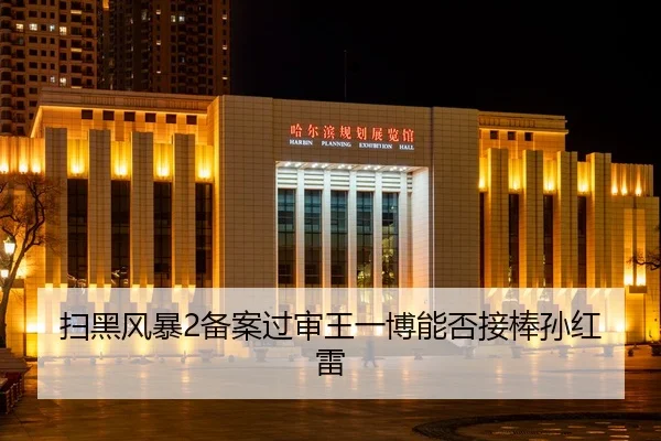 扫黑风暴2备案过审王一博能否接棒孙红雷