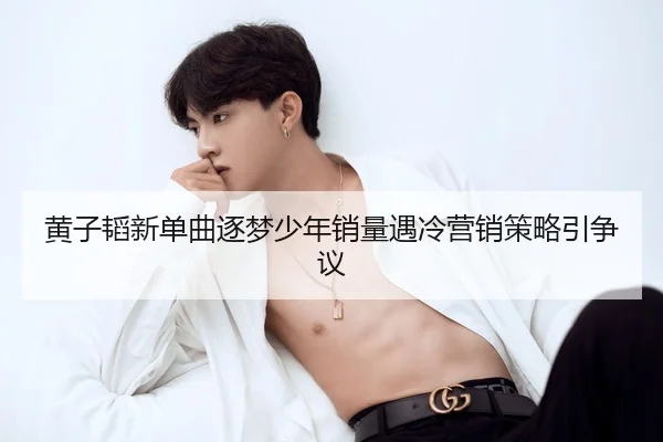 黄子韬新单曲逐梦少年销量遇冷营销策略引争议